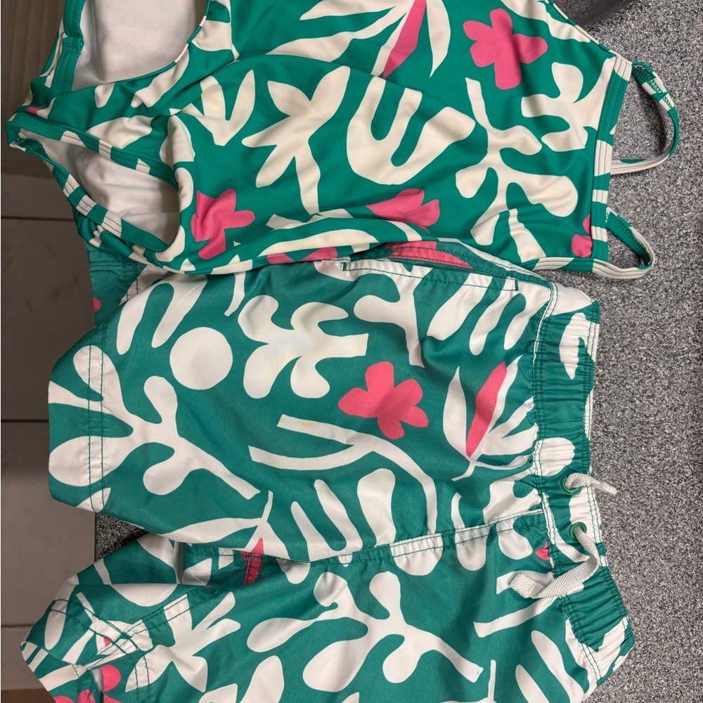 Hanna Andersson Matching boy girl swimsuit